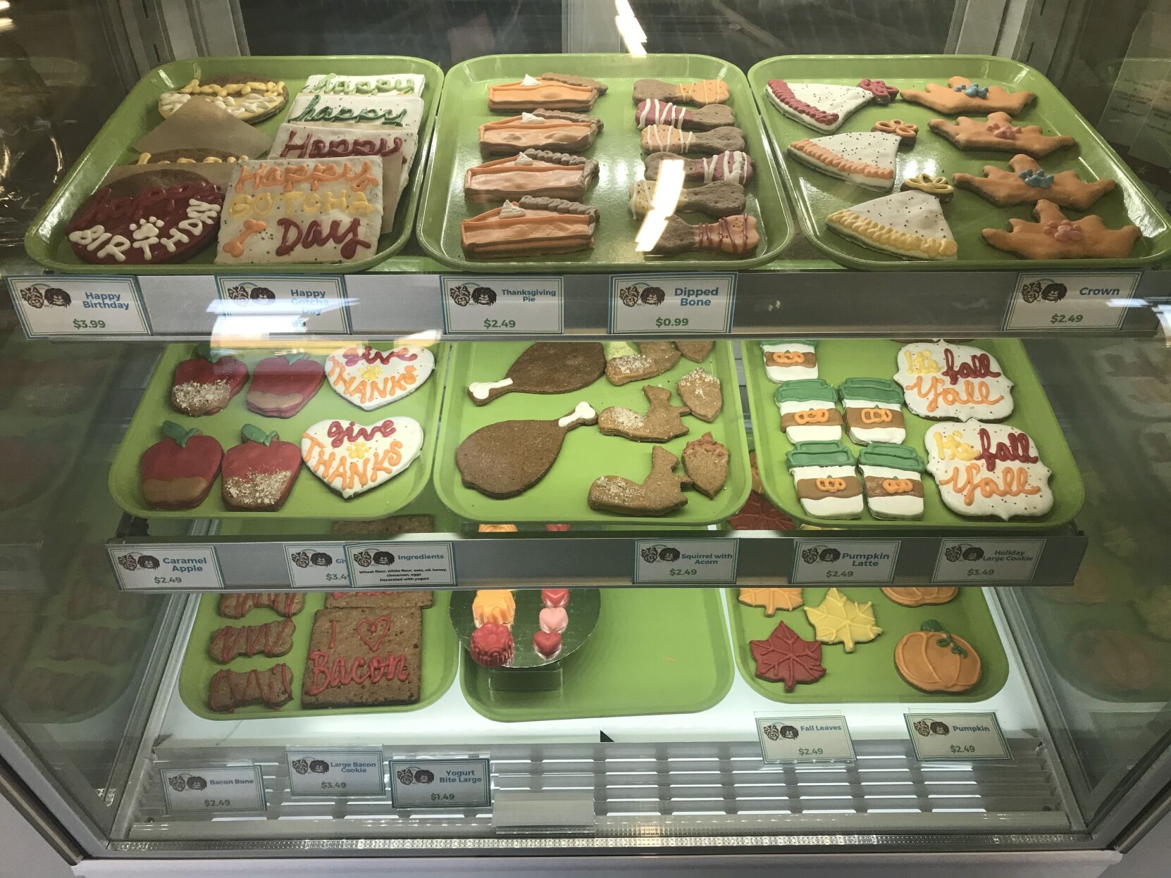 l and r display